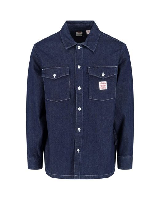 Camicia "Rinse Work Repeat" di Levi's Strauss in Blue da Uomo