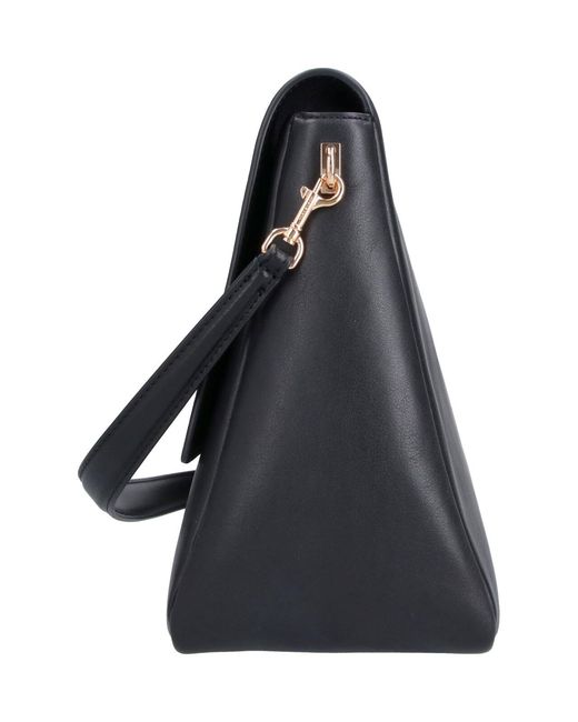 Tory Burch Black Tumbled Cow Leather Shoulder Bag