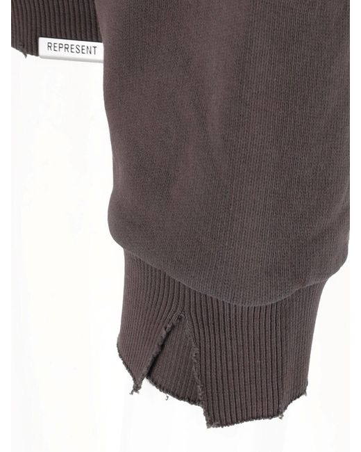 Represent Gray Sweaters Cotton for men
