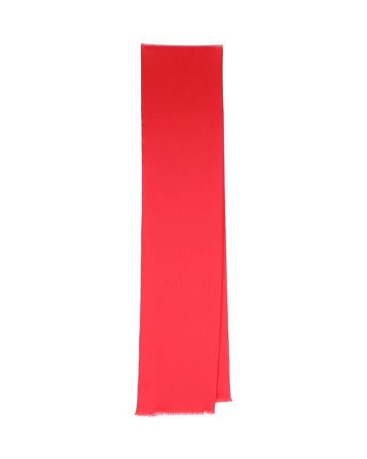 Destin Red Silk Scarf