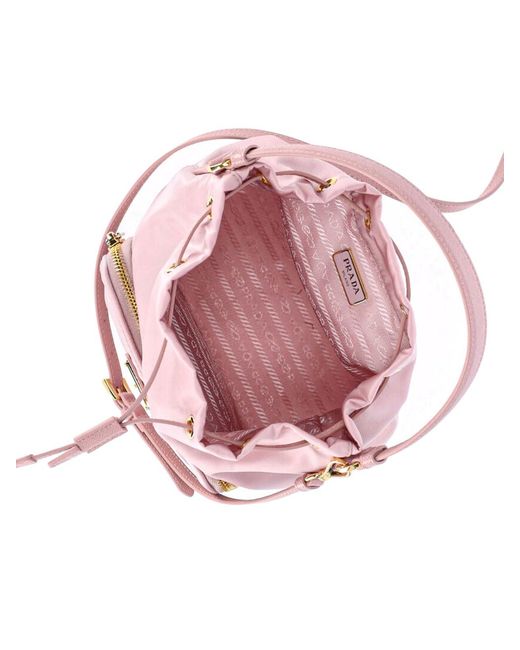 Borsa Secchiello "Duet" di Prada in Pink