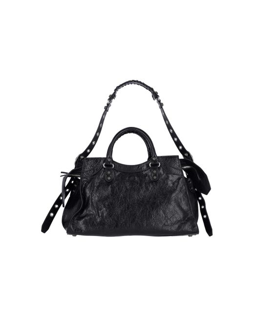Balenciaga Black 'neo Cagole City' Handbag