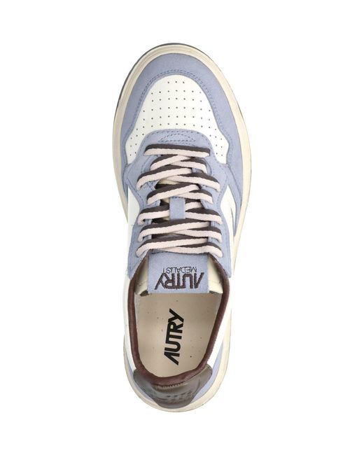 Autry White Leather Sneakers