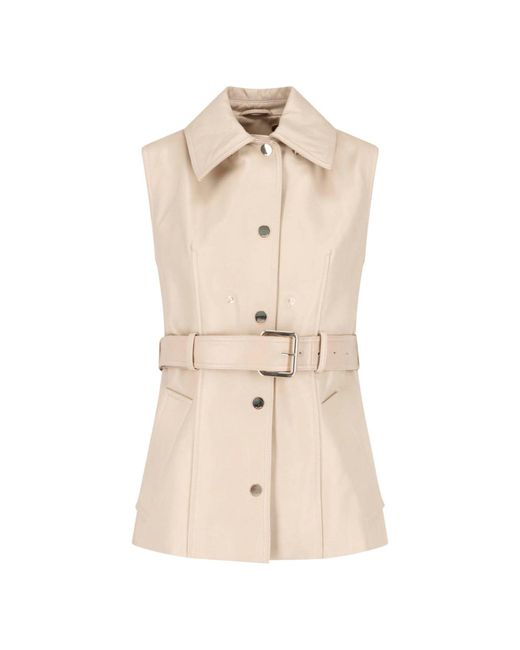 Sportmax Natural Two-Piece Nappa Jacket