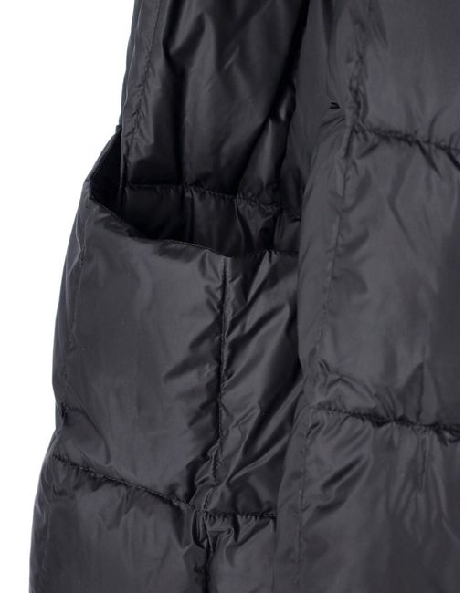Ienki Ienki Gray Maxi 'Pyramid Leon' Down Jacket