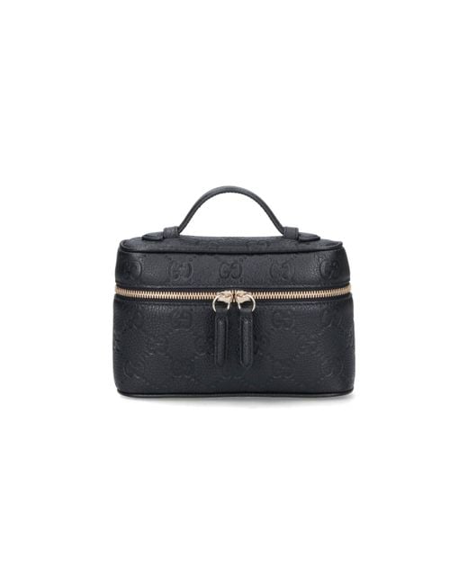 Gucci Blue "Gg Emblem" Mini Bag