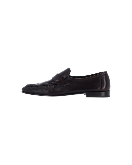 The Row Black 'Penny' Loafers for men
