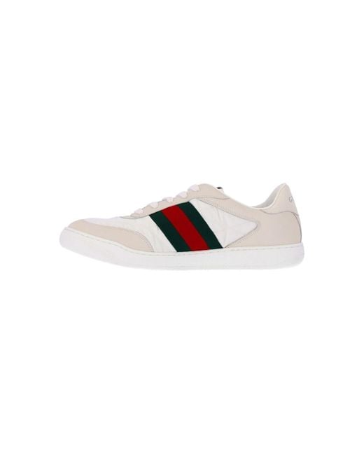 Gucci White Sneakers "Screener" for men