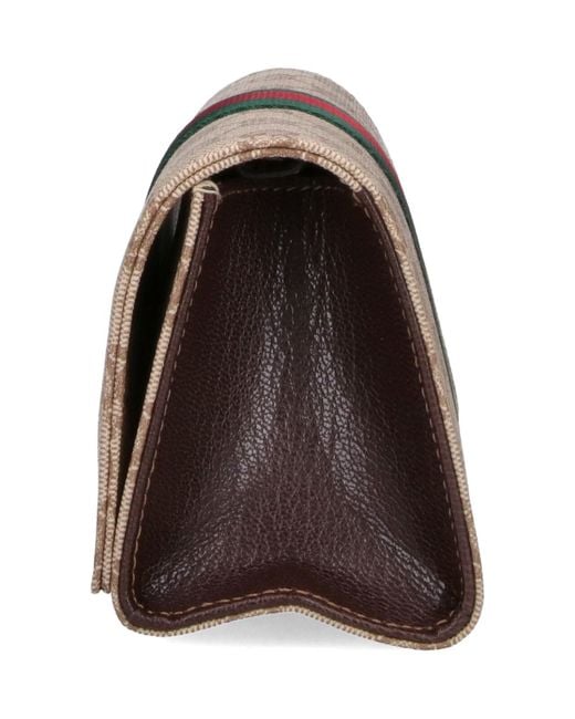 Gucci White Small Shoulder Pouch "Web"