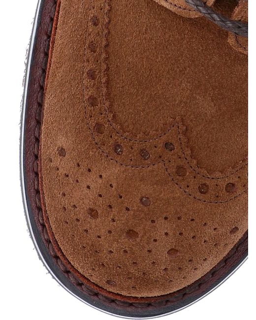 Church's Brown Suede 'Derby' Laced Up for men