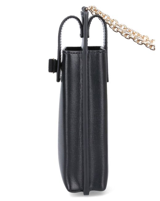 Porta Smartphone Fiocco "Vara" di Ferragamo in Black