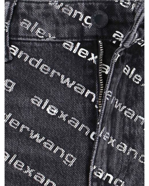 Alexander Wang Gray Jeans Cotton