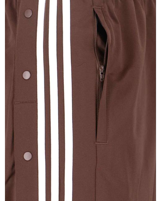 Adidas Brown 'Adibreak' Track Pants for men