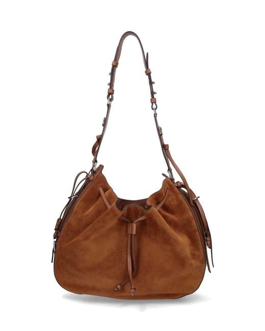 Isabel Marant Brown 'Bolton' Shoulder Bag