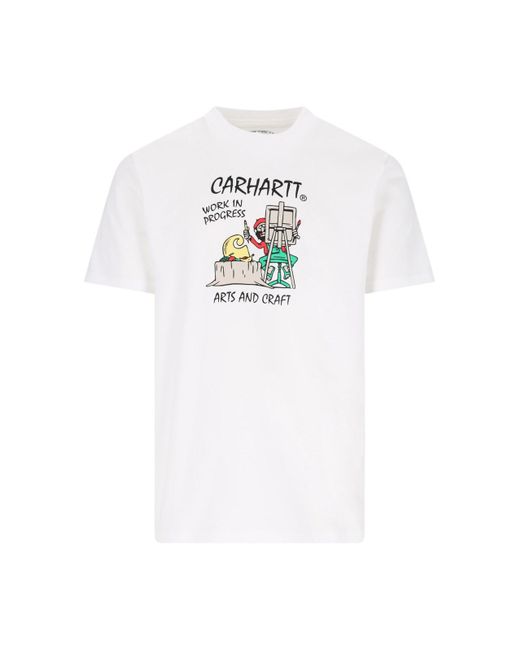 Carhartt White 's/s Art Supply' T-shirt for men