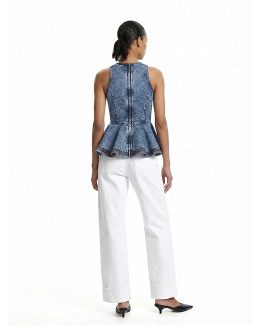 Rohe White Straight Jeans