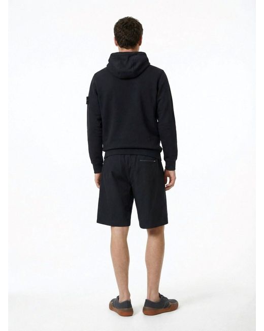Laminar Blue Wool Blend Shorts for men