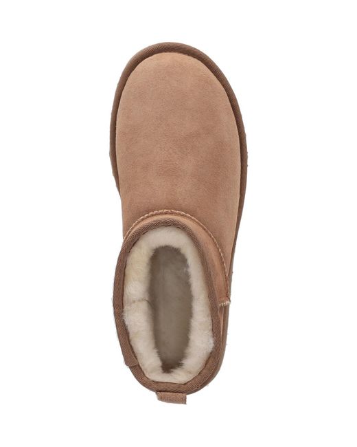 Ugg Natural 'Classic Ultra Mini' Boots