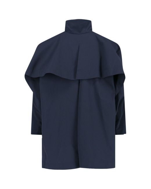 HOMME PLISSÉ Blue 'wing' Coat for men