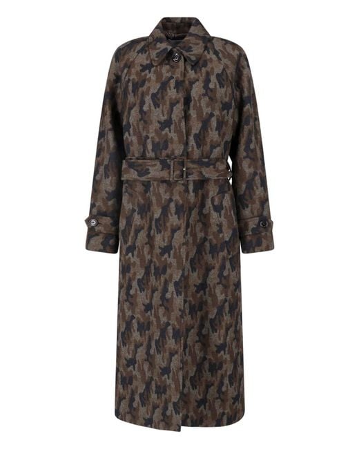 Lardini Gray Wool Coat