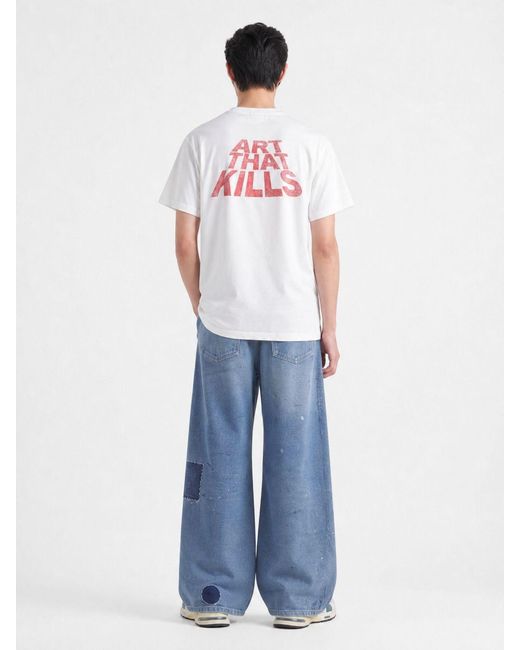 GALLERY DEPT. Blue Sweatpants Logo for men