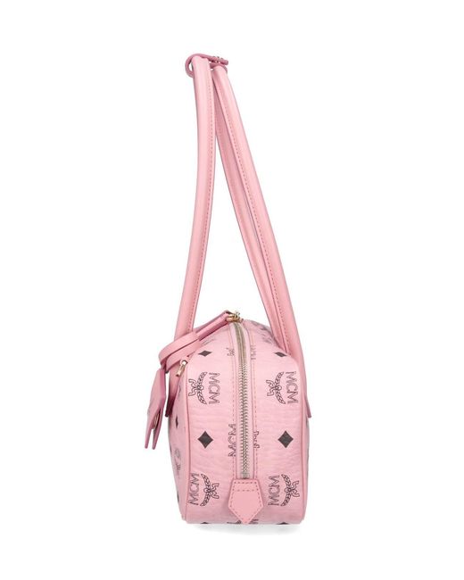 MCM Pink Gata Shoulder Bag