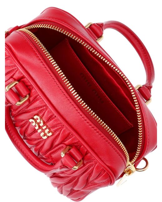 Miu Miu Red Mini Bag "arcadie"