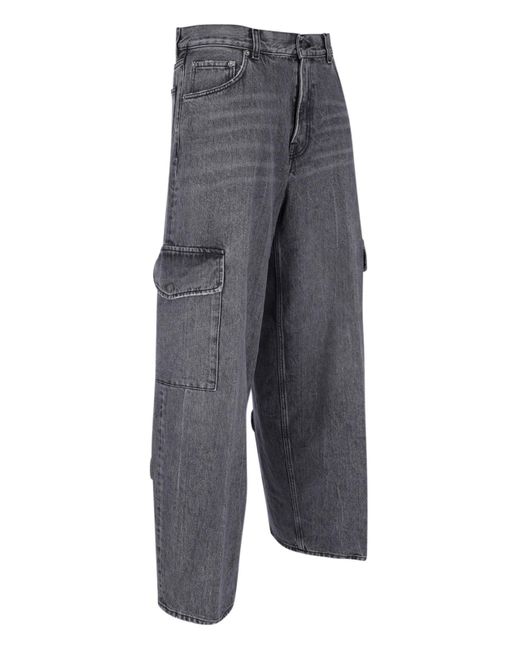 Jeans Cargo di Haikure in Gray