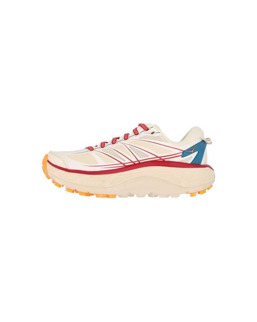 Hoka One One Pink Sneakers Fabric