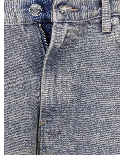 Haikure Gray Wide Jeans "Korea"