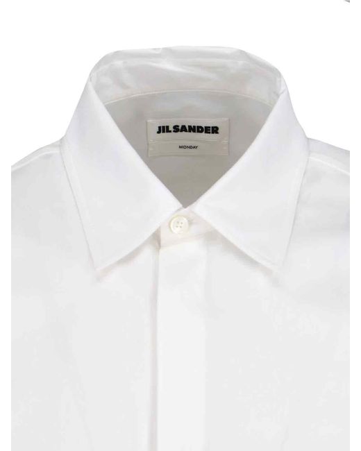 Jil Sander White Monday Shirt for men