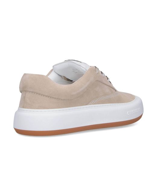 Givenchy White Leather Low-Top Sneakers for men