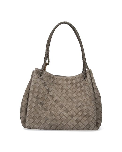 Bottega Veneta Gray "Parachute" Large Bag
