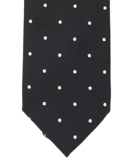Tom Ford Black 100% Mulberry Silk Tie for men