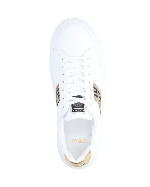 Sneakers "Greca" di Versace in White da Uomo