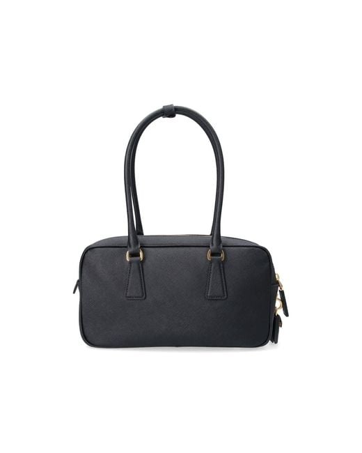 Prada Black Shoulder Bag With Logo