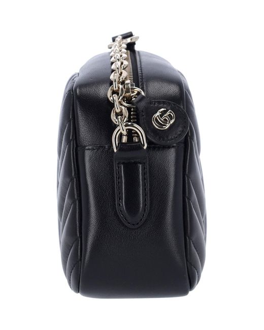 Gucci Black Mini Camera Bag "Gg Marmont"