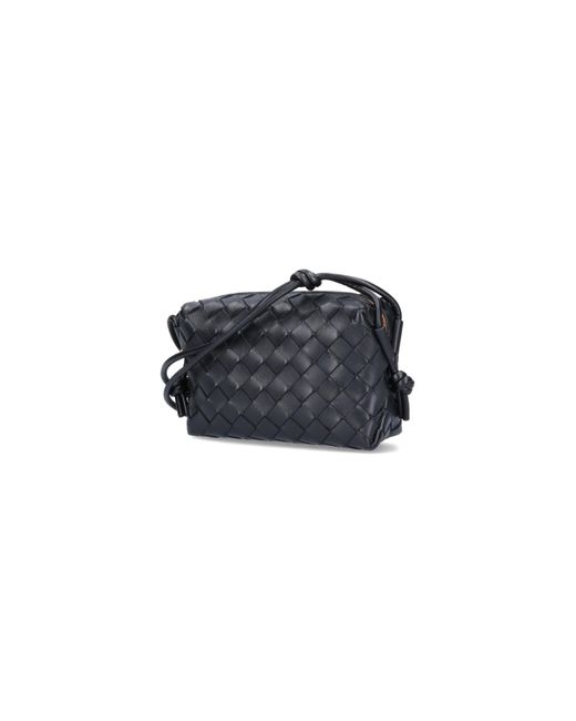 Borsa Mini "Loop Camera" di Bottega Veneta in Black