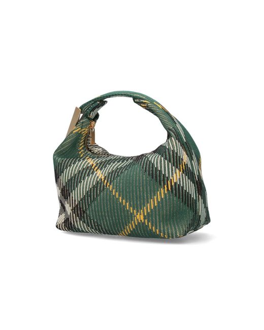 Burberry Green 'peg' Mini Handbag