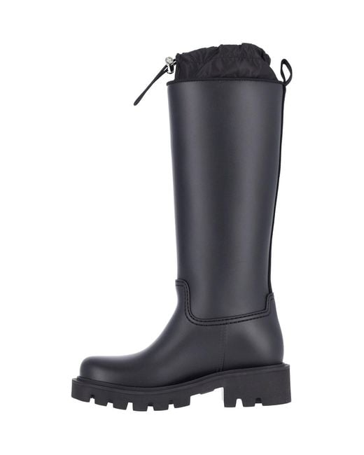 Moncler Blue Rain Boots “Kickstream High”