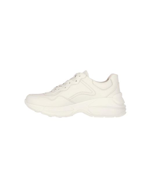 Gucci White Sneakers "Rhyton" for men