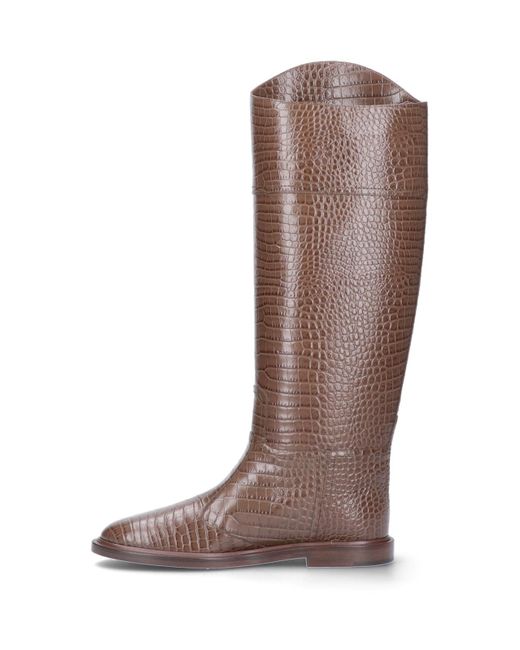 Fendi Brown "Karligraphy" Boots