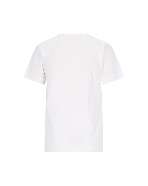 COMME DES GARÇONS PLAY White Logo T-shirt