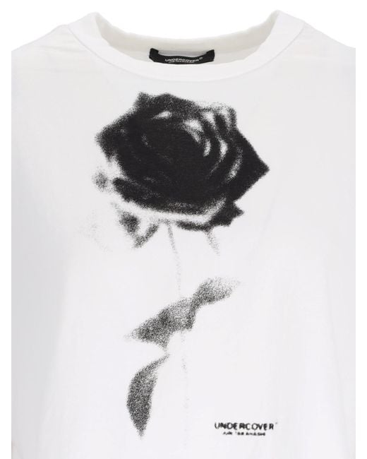 T-Shirt Stampa di Undercover in White