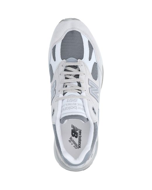 New Balance White "made In Uk 991v2" Sneakers