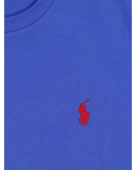 Polo Ralph Lauren Blue T-Shirt Logo