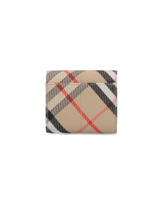 Burberry White Wallets Polyester