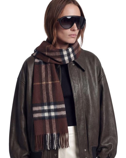 Sciarpa "Check" di Burberry in Brown