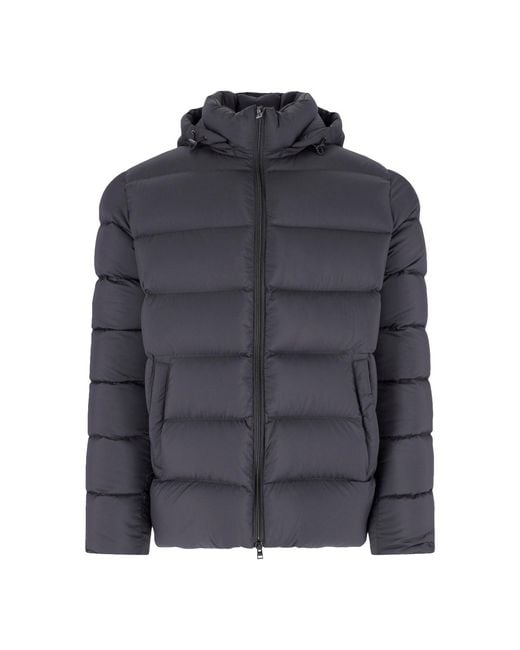 Herno Blue Jacket "Il Bomber" for men