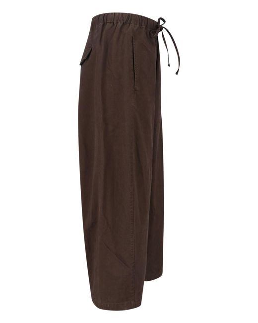 Entire studios Brown Wide Pants "Loft"